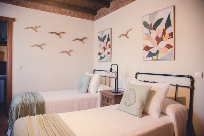 Habitación doble de nuestra casa rural en Extremadura