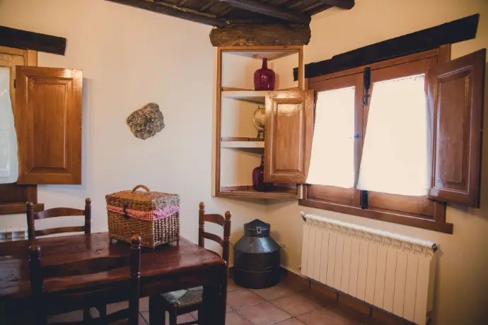 Comedor de la casa rural la Vega