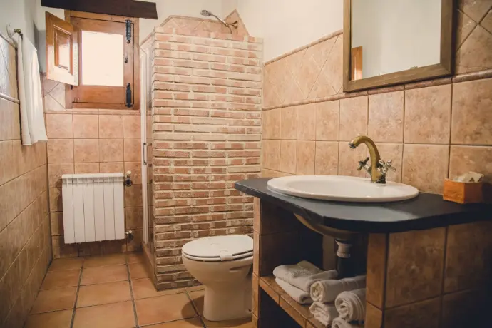 Baño de una de las habitaciones de la casa rural