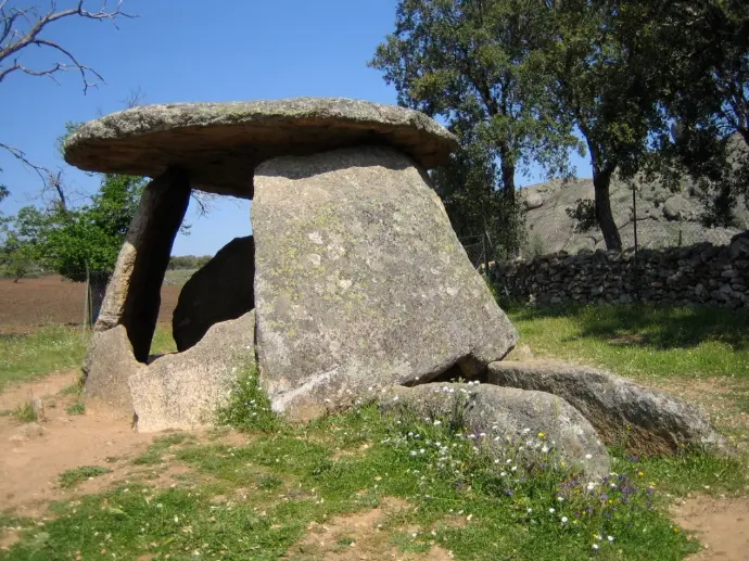 Dolmen el Mellizo en Aceña de Valencia de Alcántara
