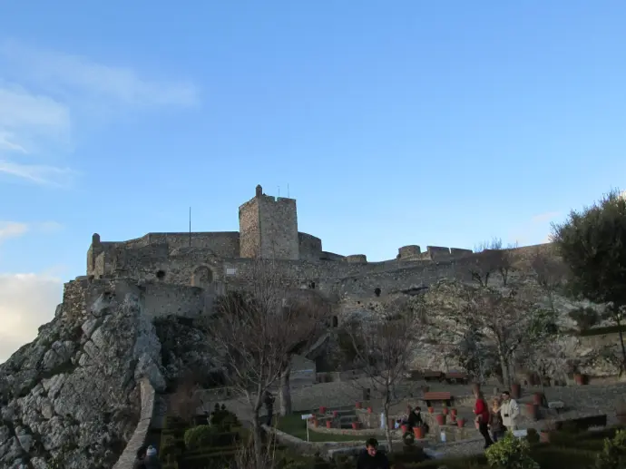 Castillo de Marvao en la frontera de Portugal